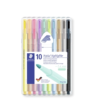 Staedtler Highlighter Textsurfer Triplus pastel set of 10